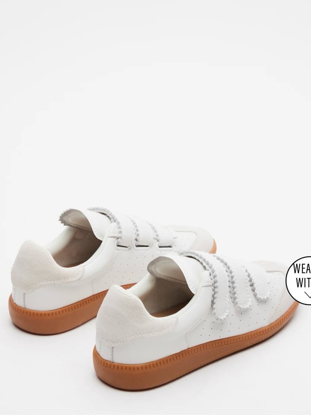Steve Madden momentum white Velcro sneaker - Picture 4 of 13
